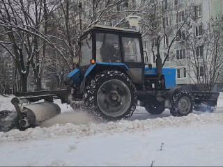 Улицы, площади, скверы: как коммунальные службы очищали город после снегопада