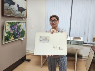 Уникальные эскизы довоенных плакатов и открыток показали в Красноармейске