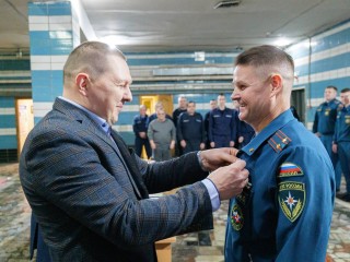 Спасателей Лыткарина поздравили с профессиональным праздником