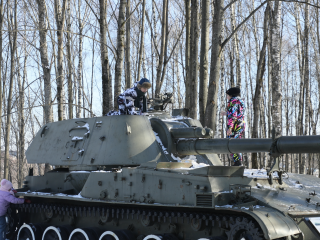 Ко Дню освобождения Наро-Фоминска в парке Победы открыли «линию обороны» 1941 года