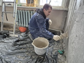 В Орехово-Зуеве строители приступили к отделочным работам в школе №20