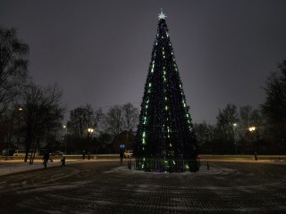 Яркие огни праздника украсили Старую Купавну к Новому году