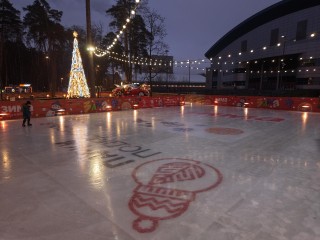 В парке «Пехорка» в Балашихе открылся каток с искусственным льдом