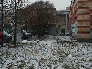 В Ивантеевке на улице Первомайской убрали грязь и мусор