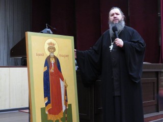 Лик святого древнего князя укрепит дух воинов Софринской бригады