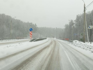 Снег с дождем в Рузе закончится только вечером в пятницу
