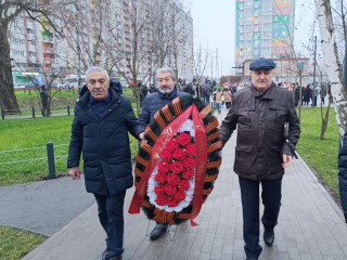 Жители округа почтили память героев битвы за Москву