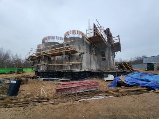 Новости со стройплощадки: какие работы завершили на объекте Воскресенского храма