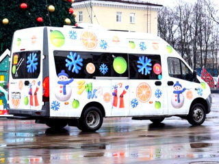 «Автобус добра» начал новогодний маршрут по Королеву