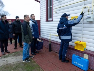 В деревню Тереньково пришло «голубое топливо»
