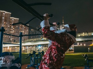 В Павшинской пойме открыли первый народный фитнес-парк