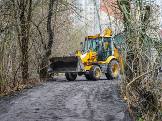 В микрорайоне Лобаново отремонтировали дорогу к дому №6А на улице Павлова