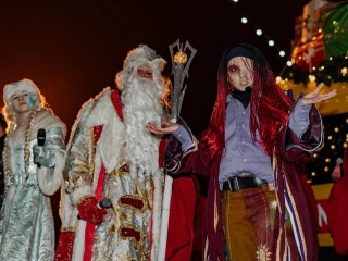 Волшебный кортеж Деда Мороза закончил свое праздничное турне по Орехово-Зуеву