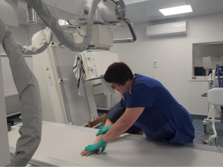 Новый рентген-аппарат в стационаре №3 позволяет круглосуточно обследовать около ста пациентов