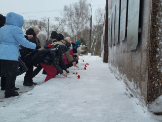 В Атепцеве почтили память героев освобождения Наро-Фоминска