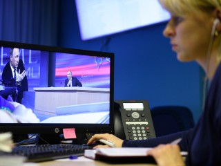 Прямая линия с Путиным: число обращений перевалило за 255 тыс.