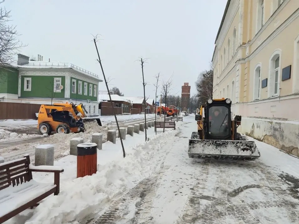 Где в Зарайске 13 января будут убирать снег