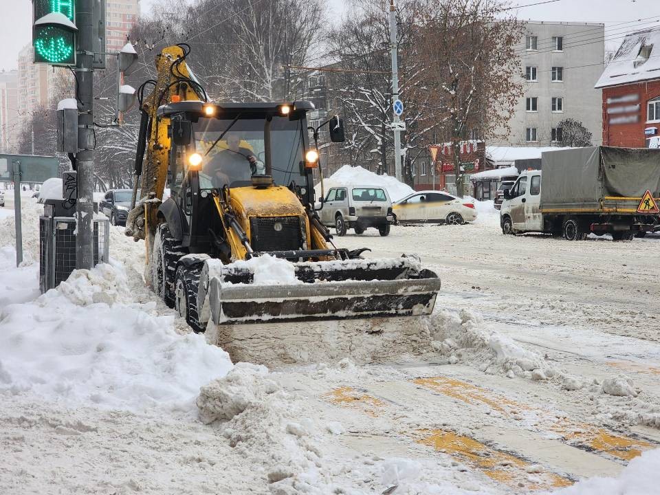 Снежные хроники: как в Подольске борются с последствиями циклона «Фрэнсис»