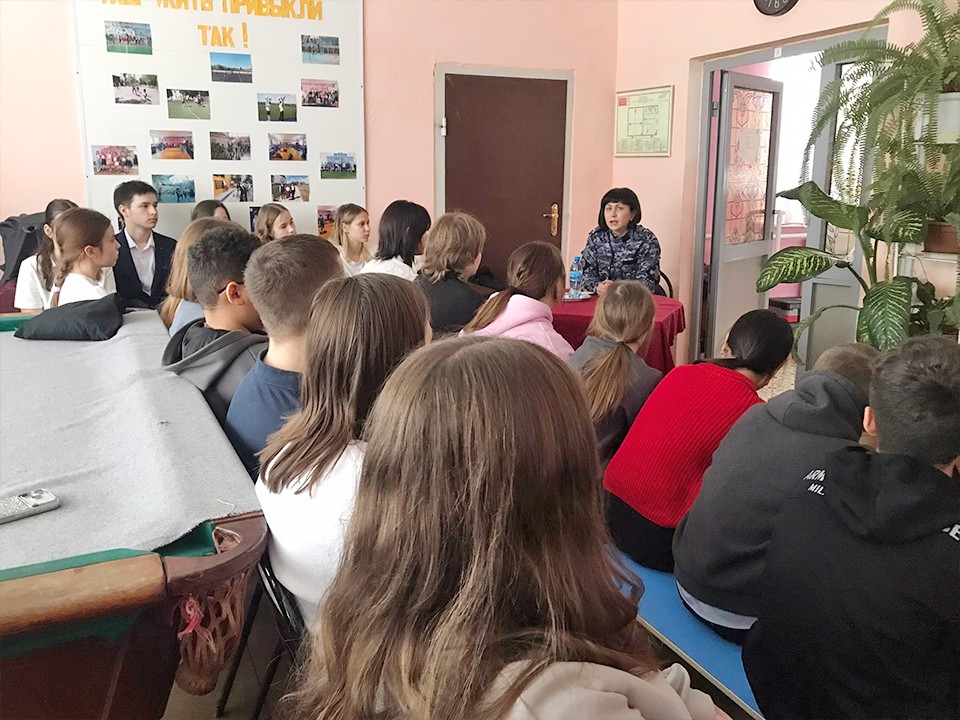 От слов до срока: старший прапорщик из Ступина объясняла школьникам цену терроризма