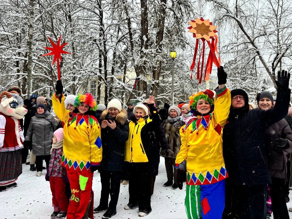 Колядками отметили Рождество в Дорохове