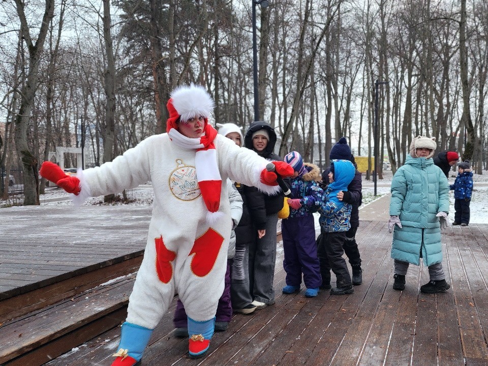 «Зимняя сказка»: анимационные шоу и приключенческие игры пройдут в парках округа