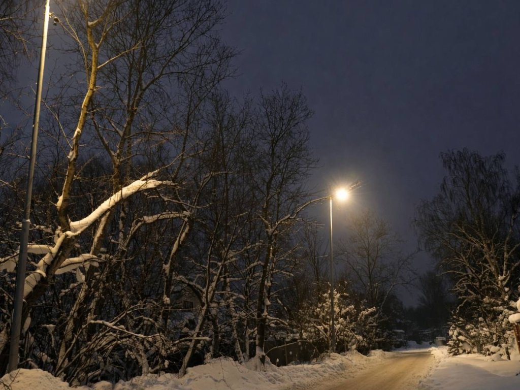 Возле детского сада в Апрелевке установили новое освещение