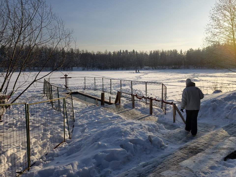 В Орехово-Зуеве в карьере «Амазонка» подготовили купель к Крещению