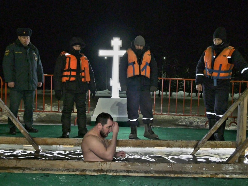 Егорьевцы встретили Крещение Господне на Княжеском пруду