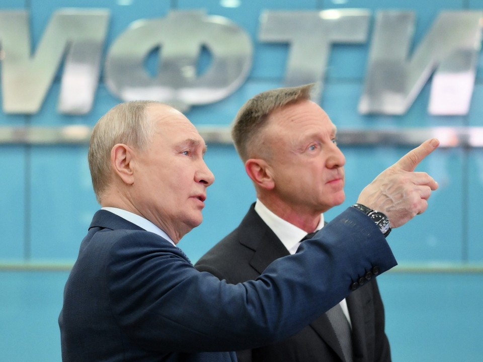 Владимир Путин посетил МФТИ в Долгопрудном накануне Дня студенчества