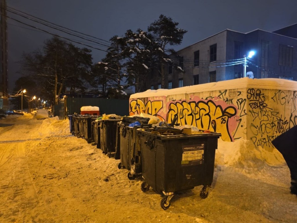Коммунальщики оперативно убрали крупную свалку мусора на въезде в Одинцово