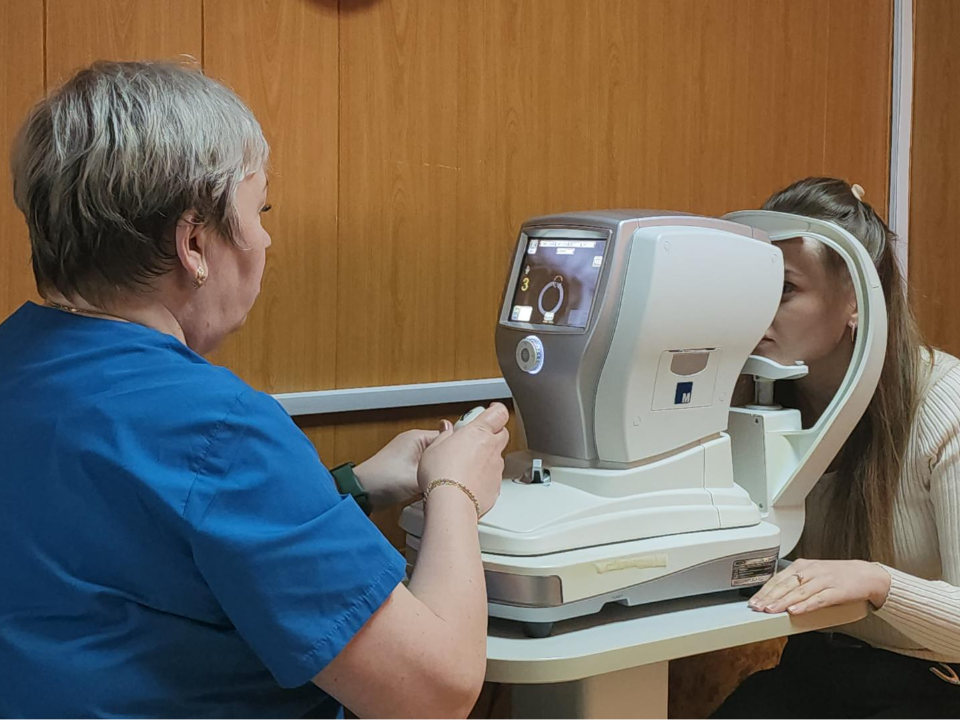 Диагностика за минуту: как в Люберцах проверяют зрение спортсменам на новом оборудовании