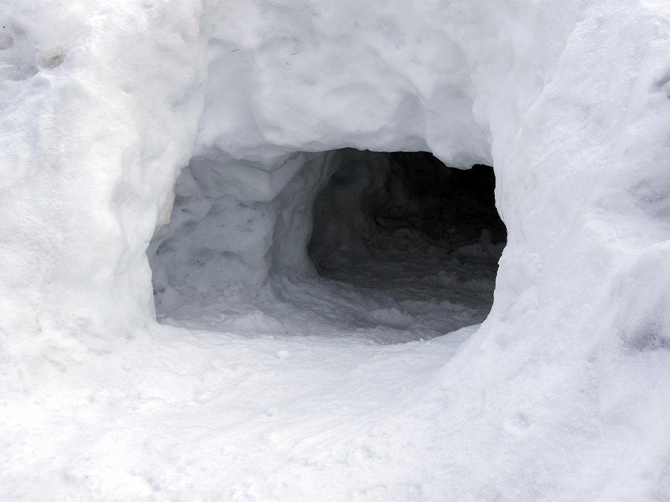 Снежная ловушка у «Олимпа»: во Фрязине родители разрешили детям играть в опасной норе