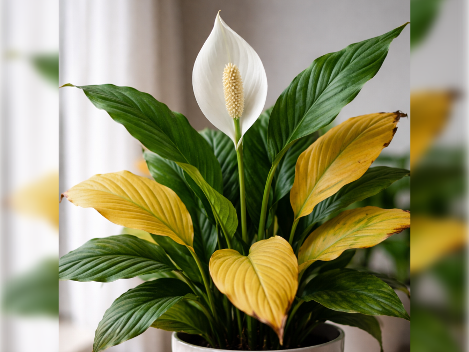 Как спасти желтеющий спатифиллум зимой: копеечная подкормка, которая работает