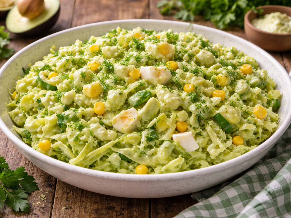 Талия стройная, желудок сытый: хрустящий салат из пекинской капусты с яйцом и чумовой авокадо-йогуртовой заправкой