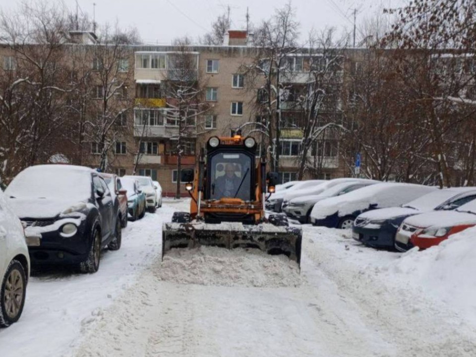 Как в Красногорске оставить заявку на уборку снега