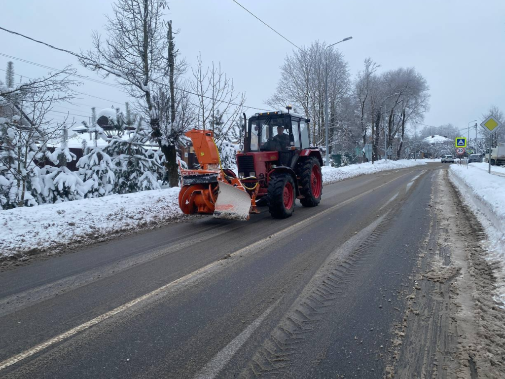 Рекордные 10 тысяч куб.м снега вывезли с дорог Наро-Фоминска