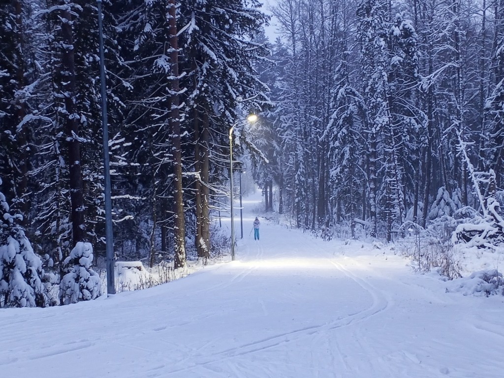 В Егорьевске работают две лыжные трассы