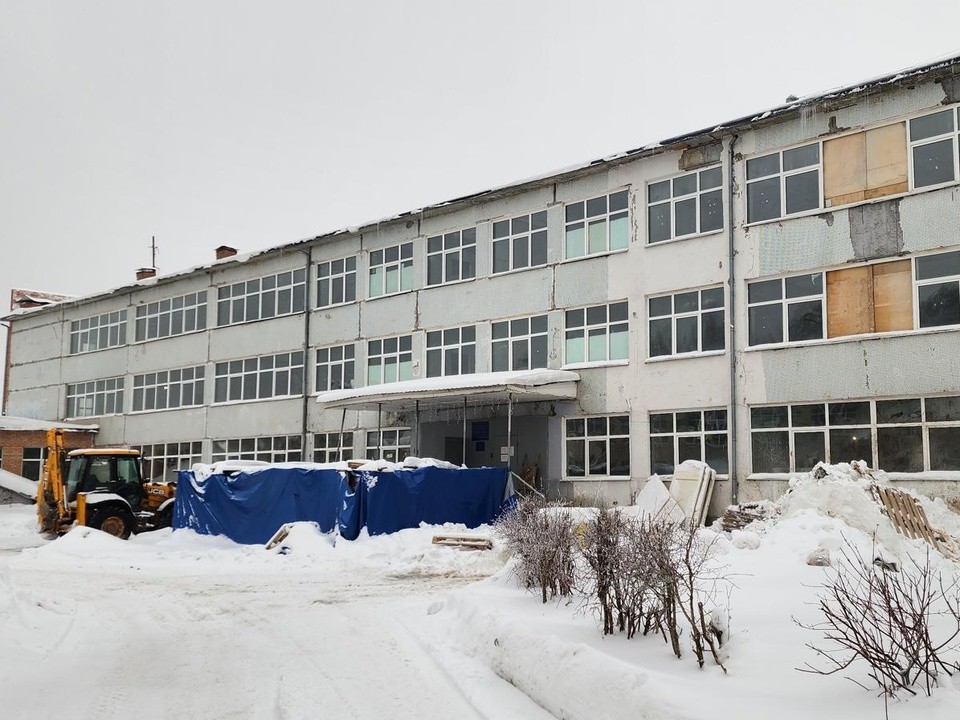В Лунево продолжается масштабная реконструкция школы: что уже сделали