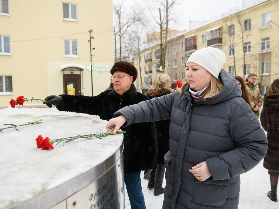 В Лыткарине почтили память героев ВОВ в день освобождения региона от фашистов