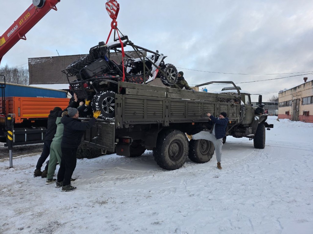 Из Черноголовки на Донецкое направление отправлены багги и другие грузы