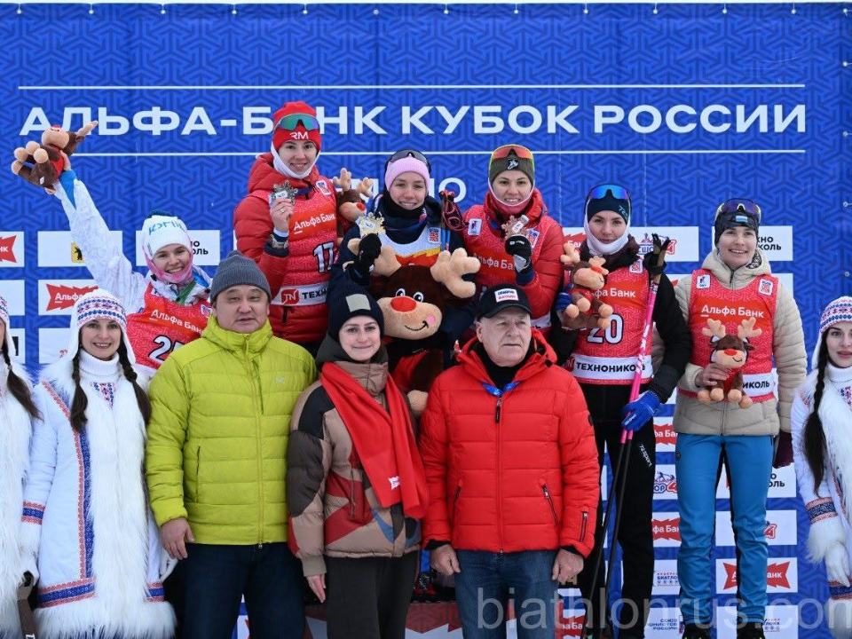 Метко и быстро: спортсменки из Истры завоевали две медали в женском спринте на этапе Кубка России по биатлону