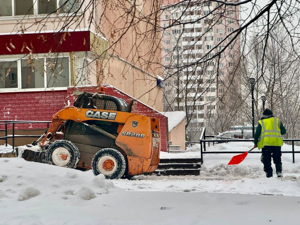 Коммунальные службы Долгопрудного переведены в усиленный режим из-за снежного циклона