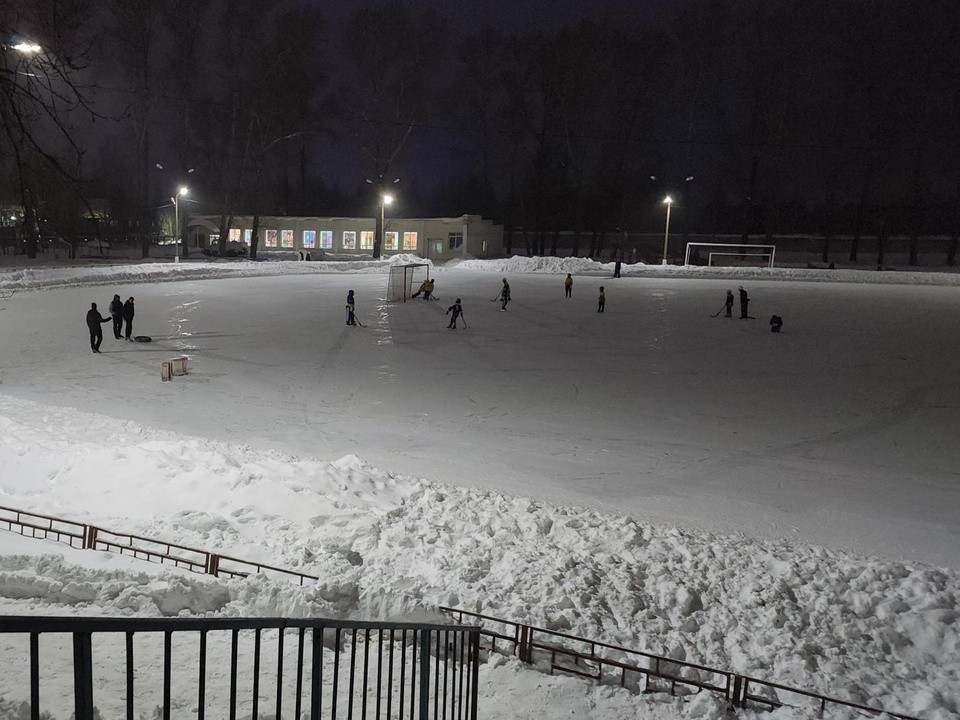 Каток в Ликино-Дулеве вошел в топ-10 крупнейших в Подмосковье