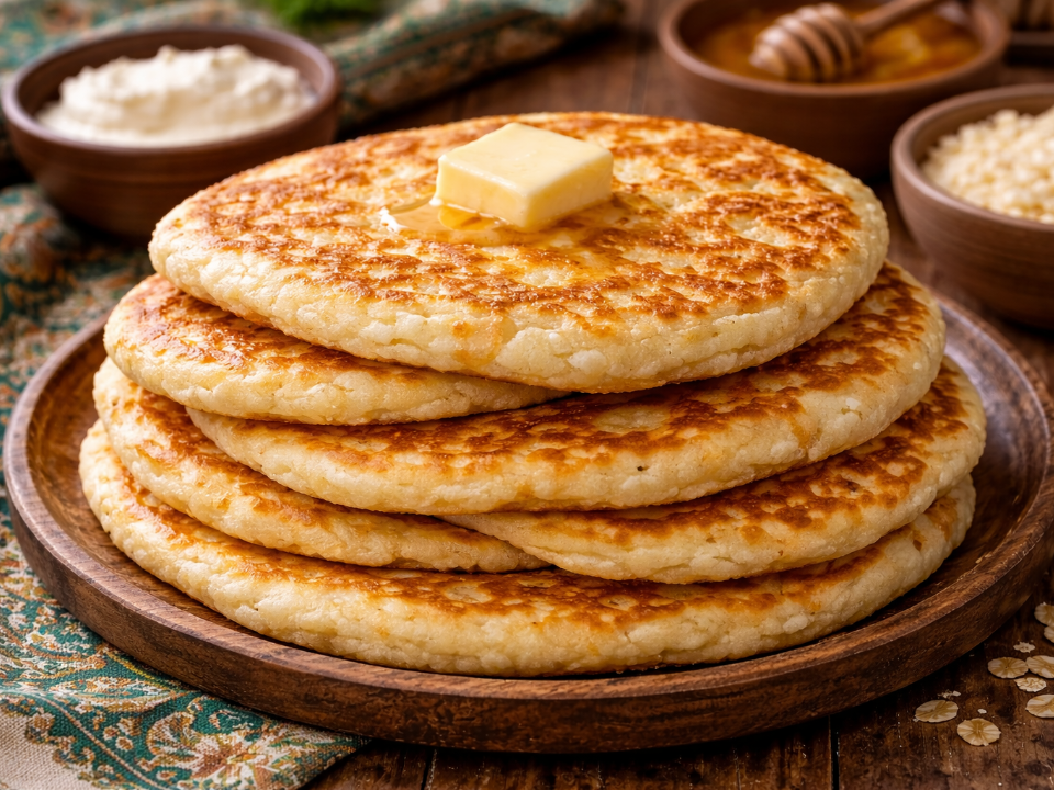 Вместо блинов и сырников: нежные татарские лепешки из творога — эремчек юкалары