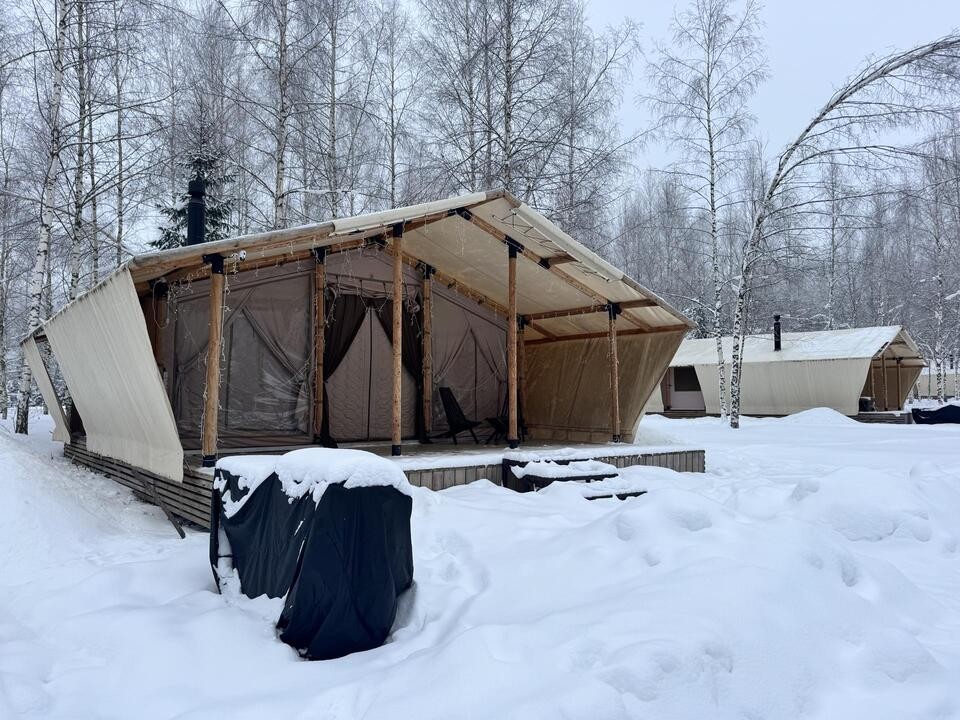 Зимний отдых на природе: как в Шаховской работает новый глэмпинг