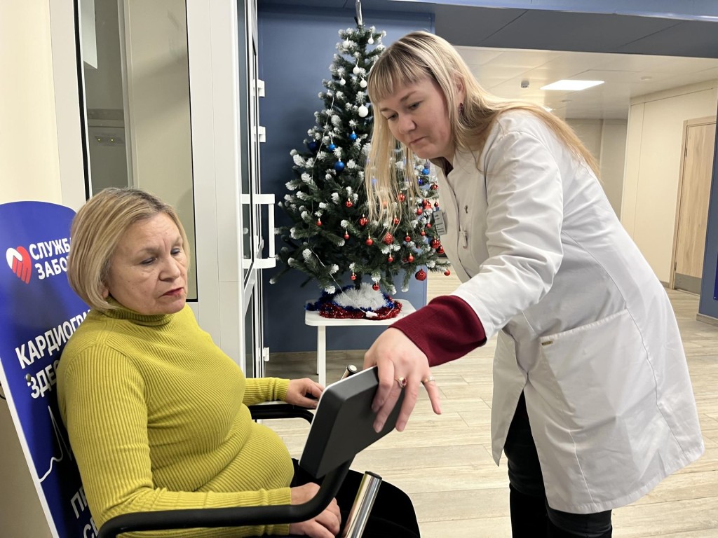 В Шатурской поликлинике появилось «умное» кресло для ЭКГ