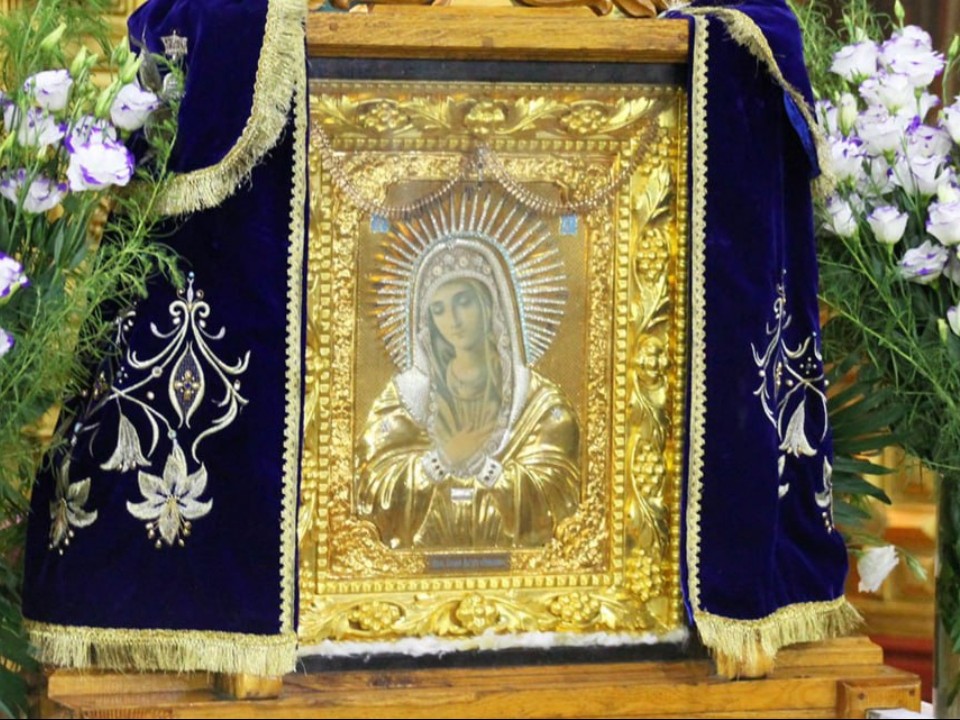 Мироточивый образ чудотворной иконы «Умиление» три дня пробудет в Мироносицком храме в Истре