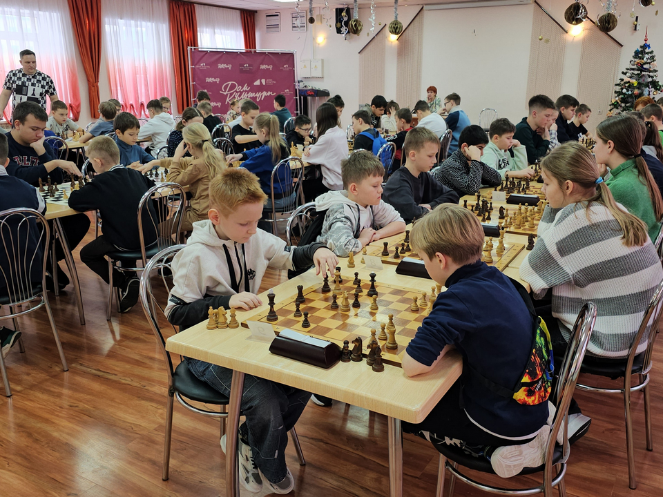В Луховицах разыграли кубки и медали Рождественского турнира по шахматам