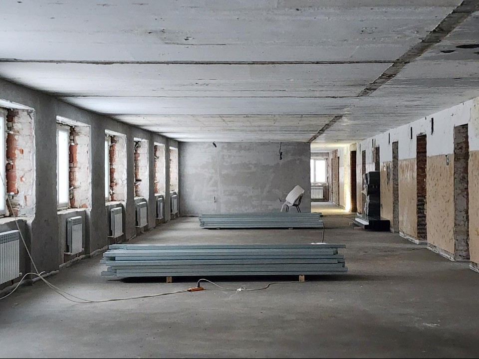 Из общежития — в гостиницу: на объекте в Лобне завершают черновую отделку