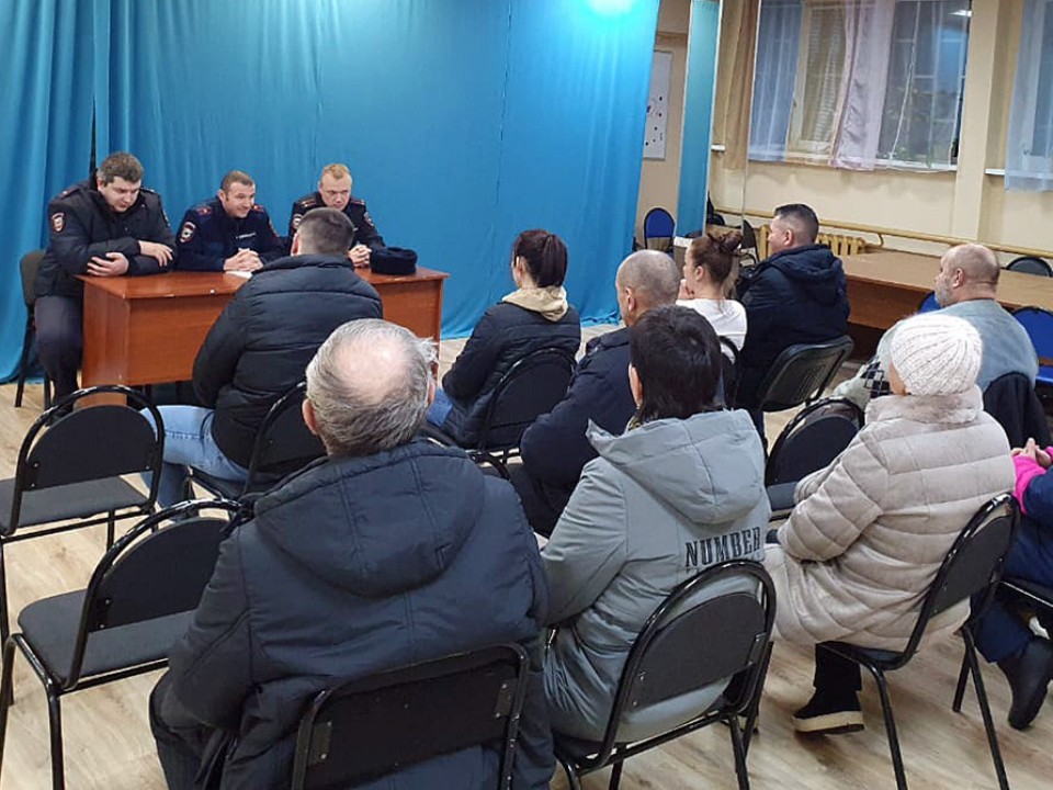 Участковые Рузы 23 января отчитаются о своей работе перед населением